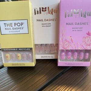 Nail Dashes, 3 sets. Brand new in boxes.